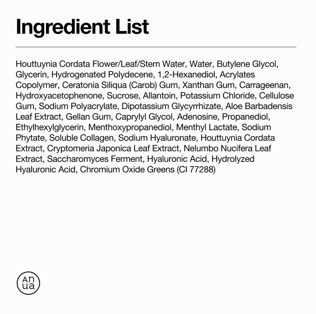 ANUA Heartleaf 70 Soothing Collagen Mask