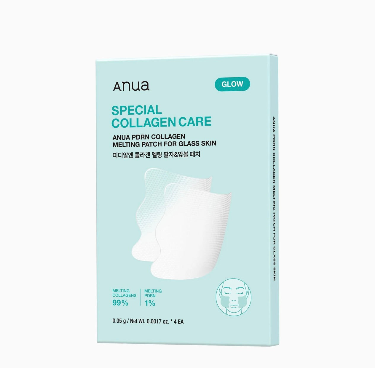 Anua PDRN Collagen Melting Patch For Glass Skin 4ea