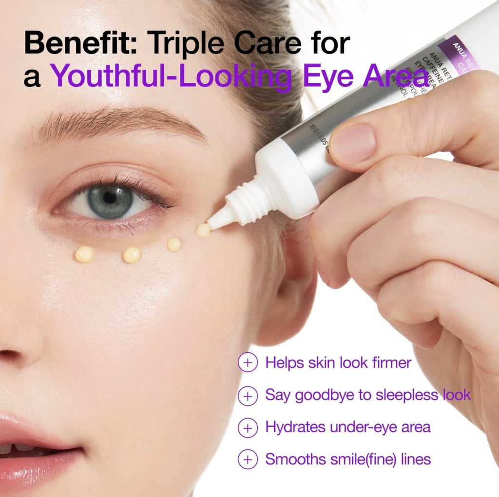 Anua Retinol 0.1 Caffeine Revitalizing Eye Cream