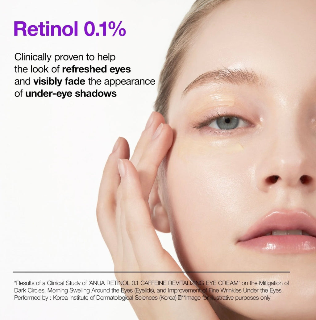 Anua Retinol 0.1 Caffeine Revitalizing Eye Cream