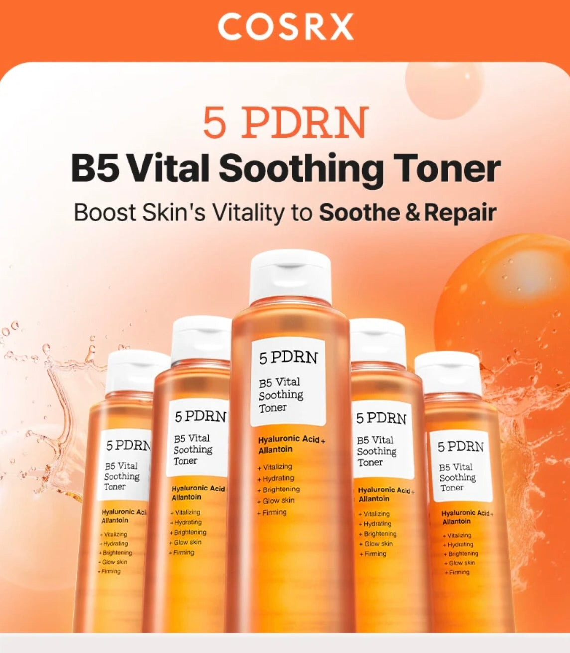 COSRX 5 PDRN B5 Vital Soothing Toner