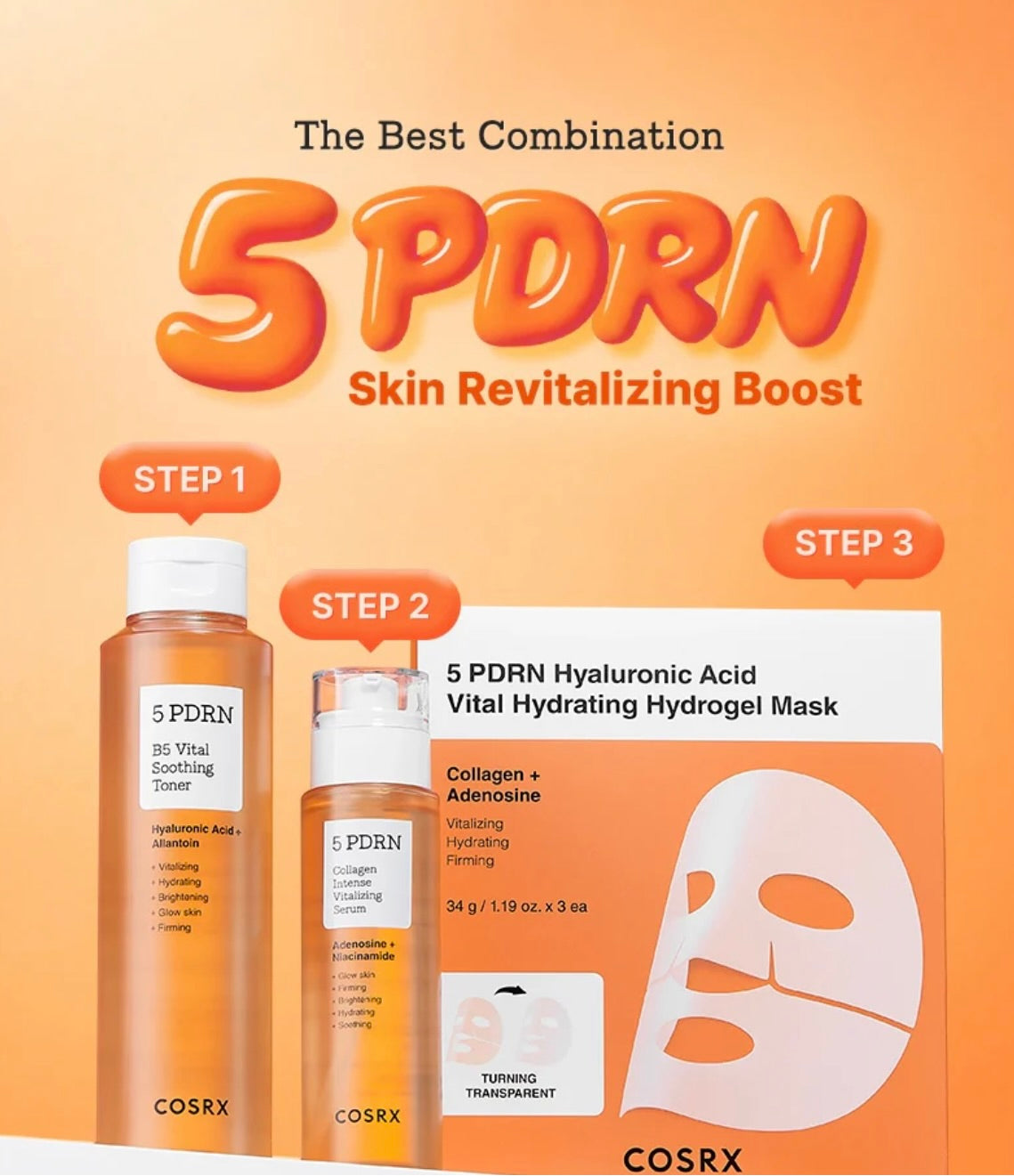 COSRX 5 PDRN B5 Vital Soothing Toner