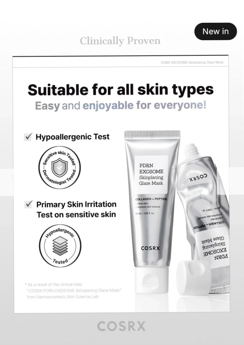 COSRX PDRN EXOSOME Skinplaning Glaze Mask