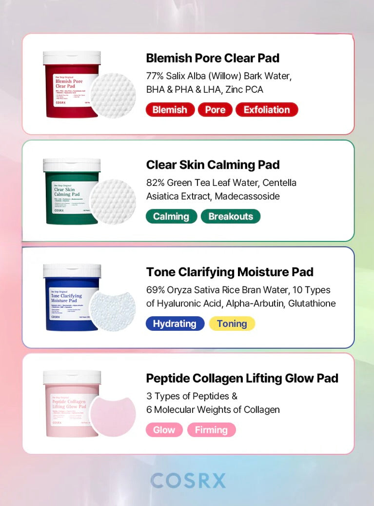 COSRX One Step Original Clear Skin Calming Pad