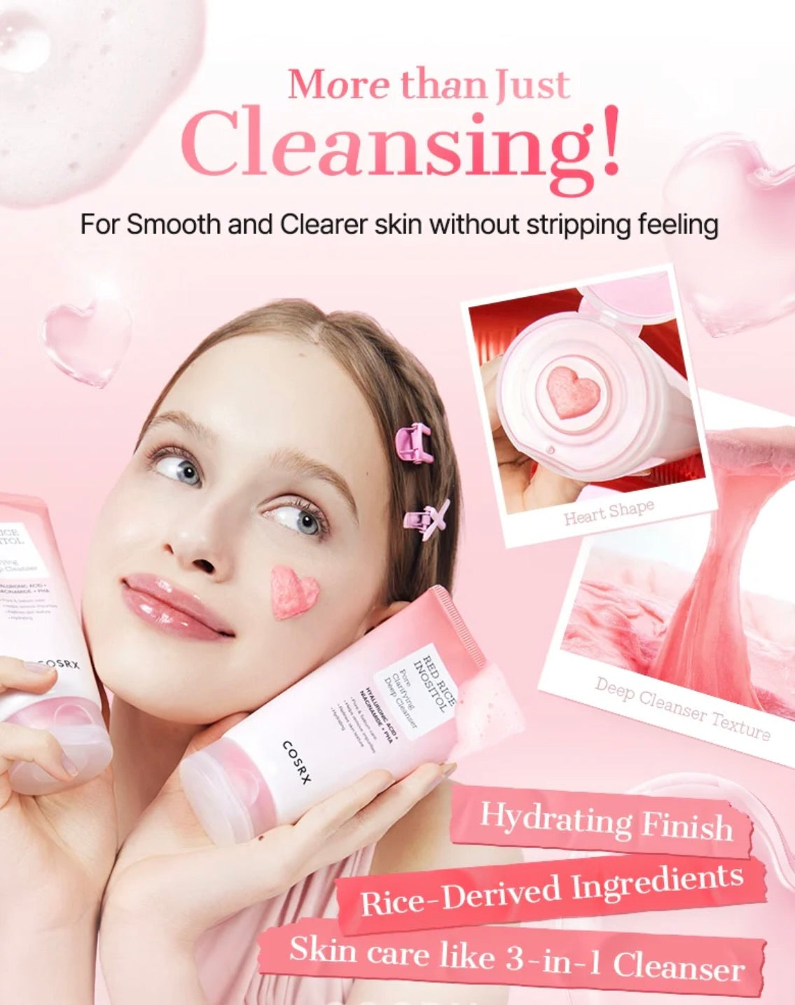 COSRX RED RICE INOSITOL Pore Clarifying Deep Cleanser