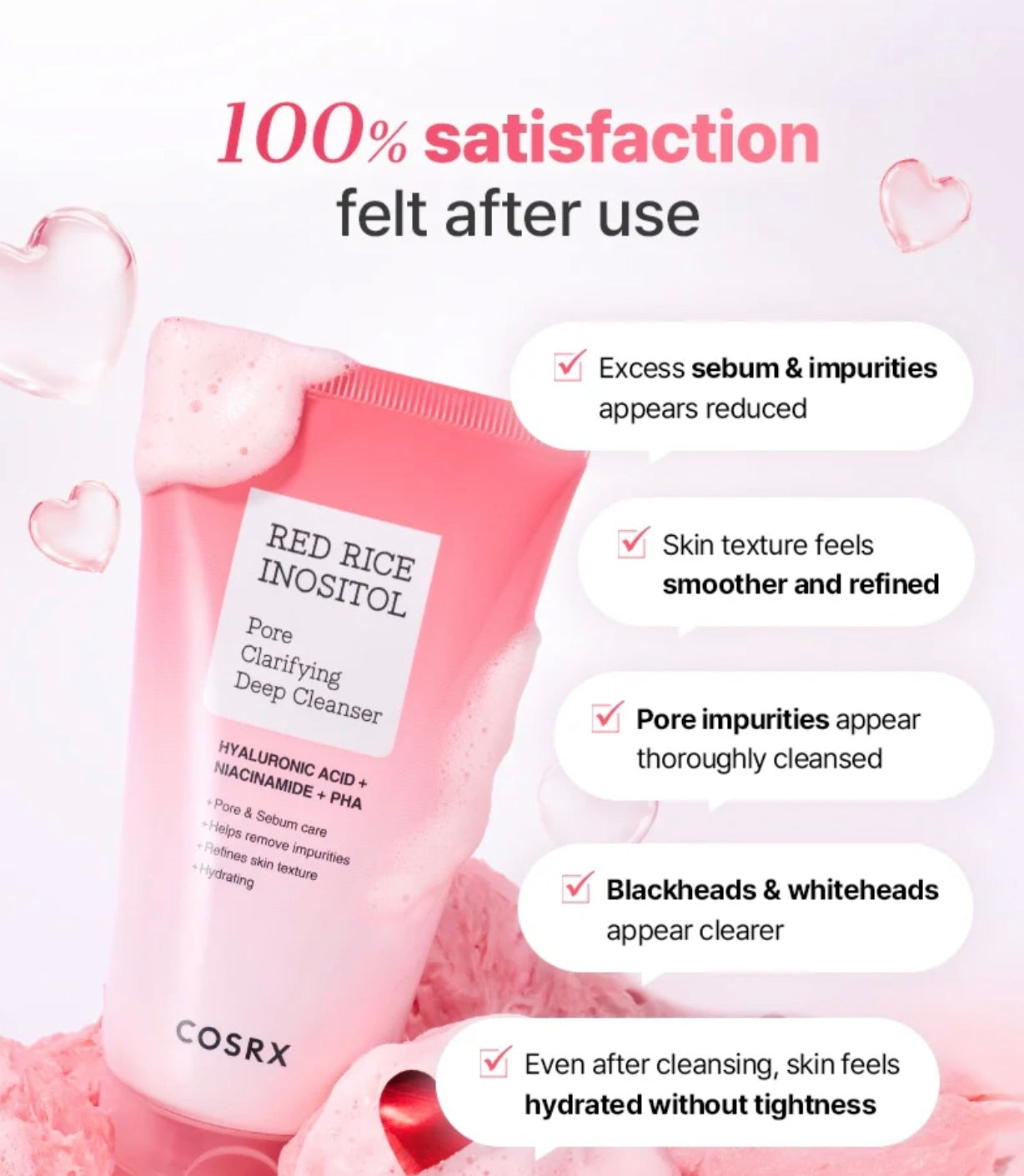 COSRX RED RICE INOSITOL Pore Clarifying Deep Cleanser