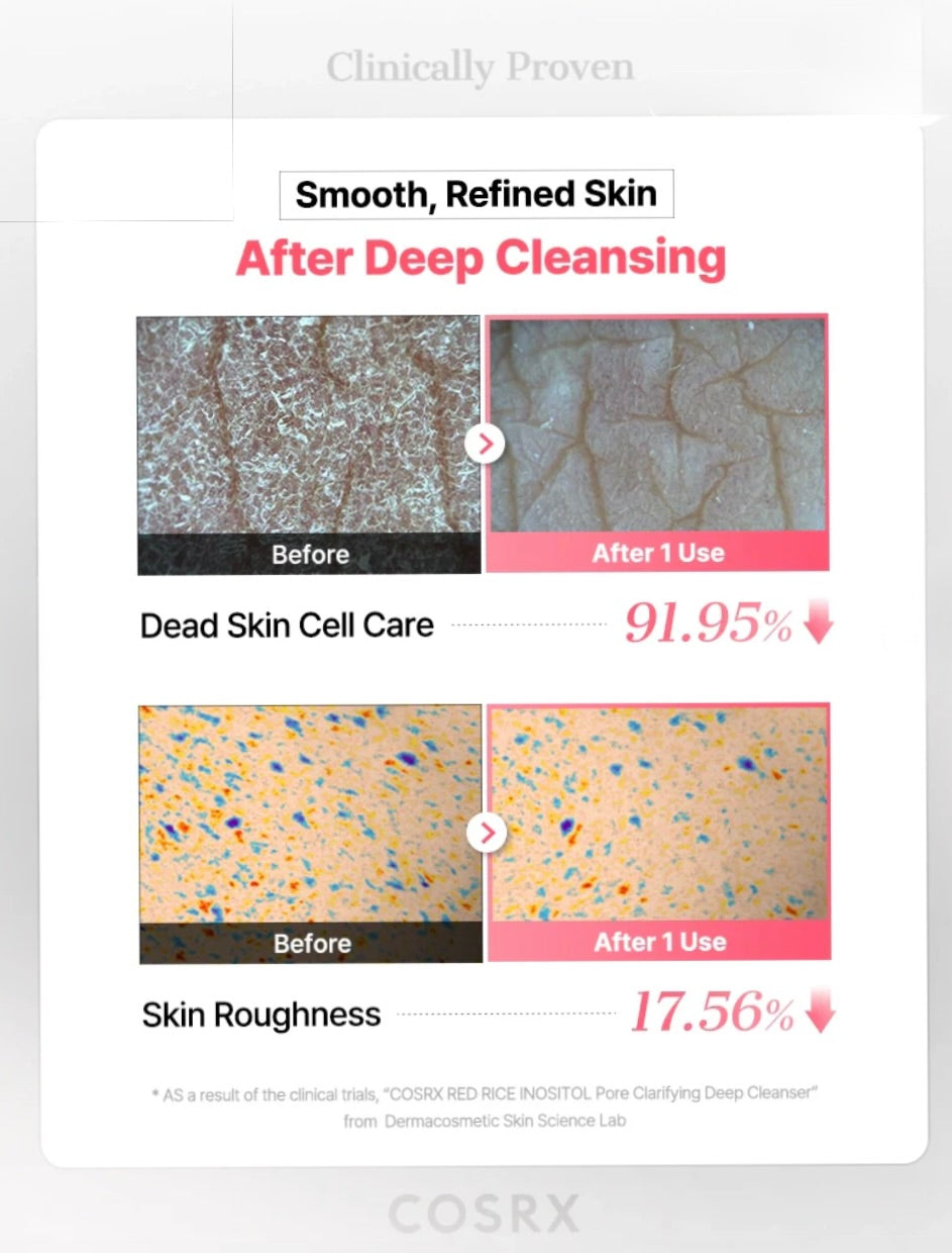 COSRX RED RICE INOSITOL Pore Clarifying Deep Cleanser