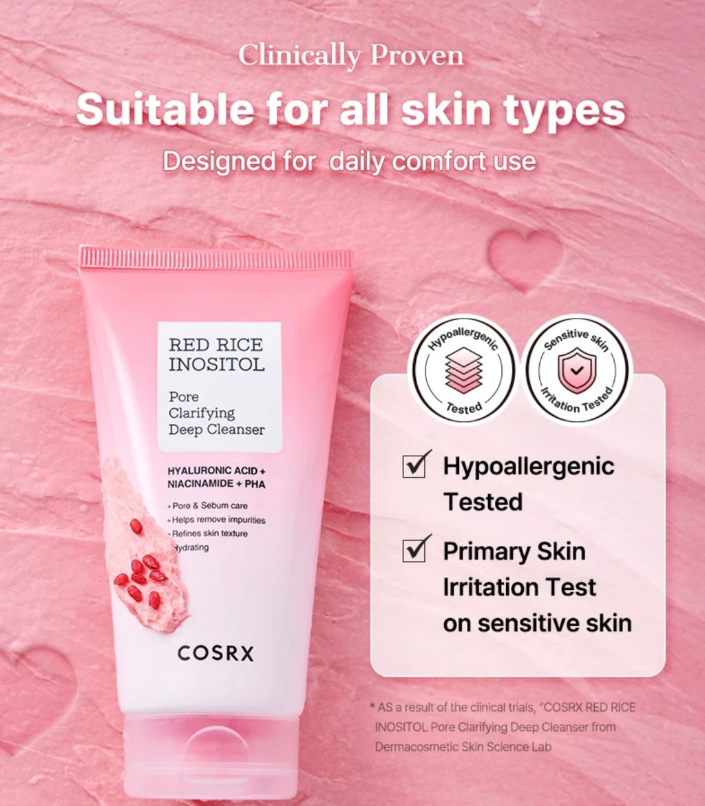 COSRX RED RICE INOSITOL Pore Clarifying Deep Cleanser