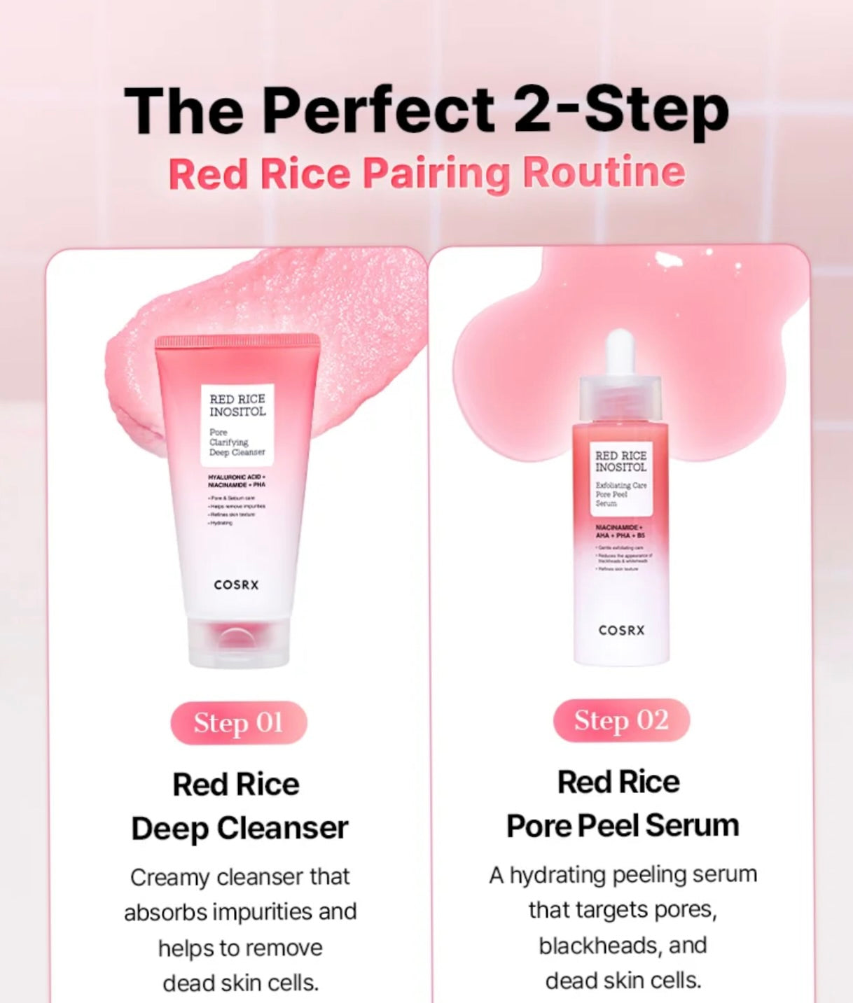 COSRX RED RICE INOSITOL Pore Clarifying Deep Cleanser