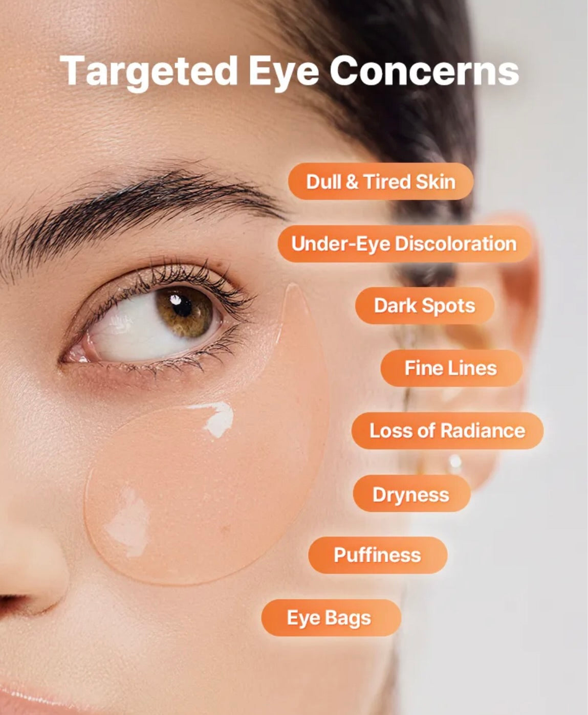 COSRX 5 PDRN Serum-Solidified Eye Patches for Brightening Dark Circles