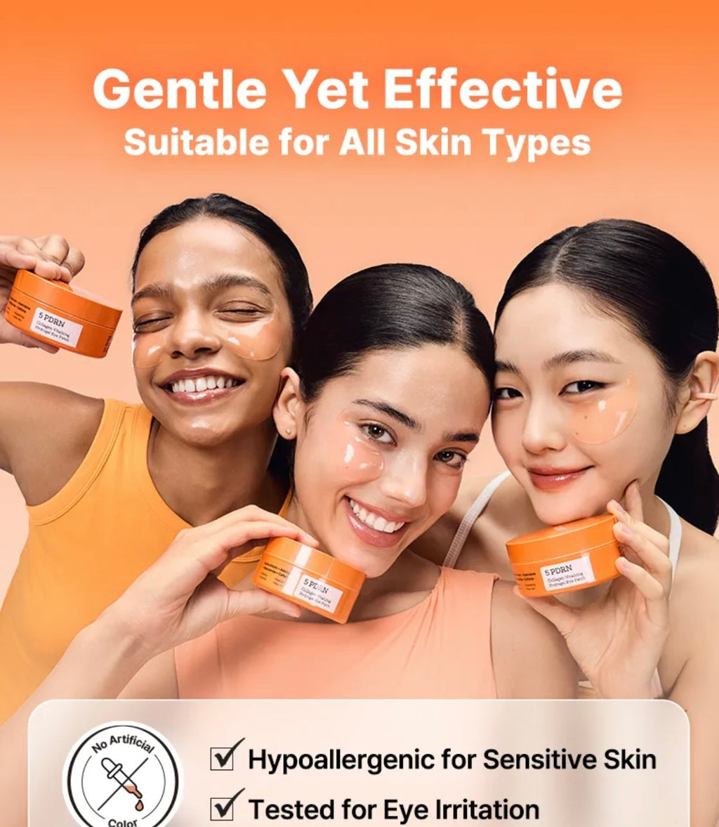 COSRX 5 PDRN Serum-Solidified Eye Patches for Brightening Dark Circles