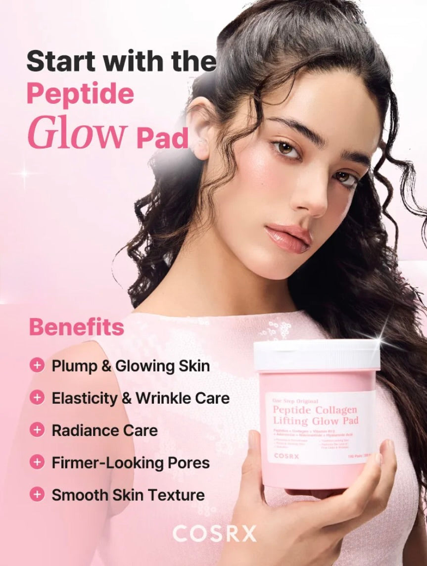 COSRX One Step Original Peptide Collagen Lifting Glow Pad