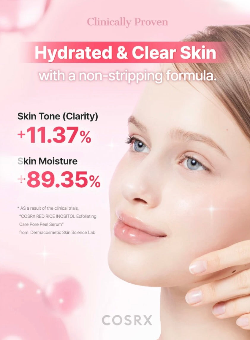 COSRX RED RICE INOSITOL Exfoliating Care Pore Wash-Off Peel Serum