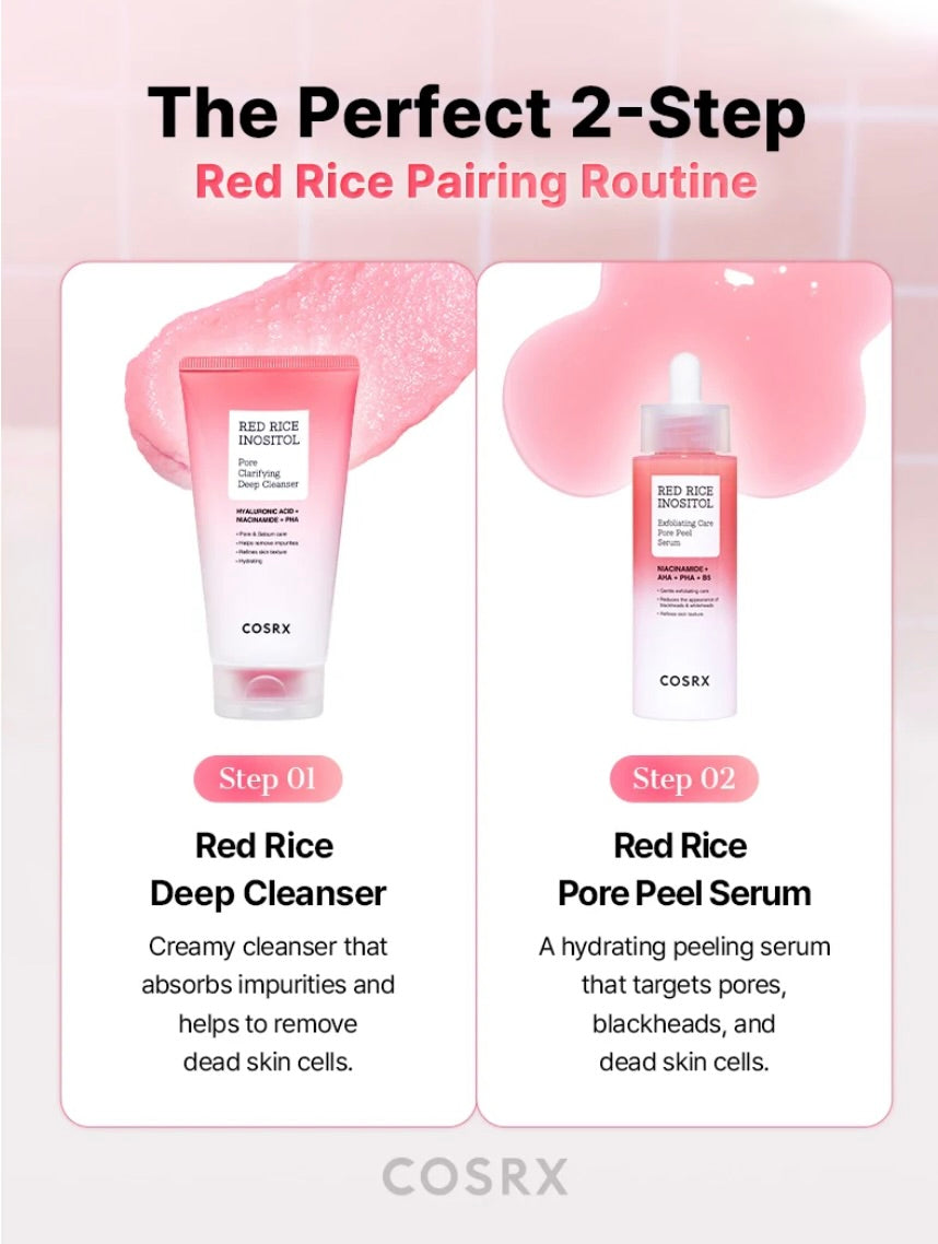 COSRX RED RICE INOSITOL Exfoliating Care Pore Wash-Off Peel Serum
