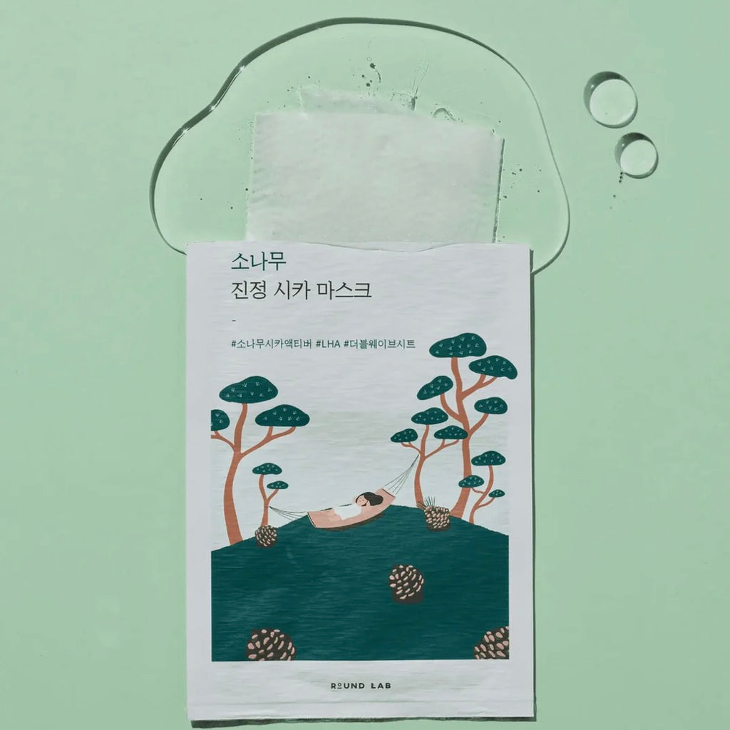 Round Lab Pine Calming Cica Sheet Mask