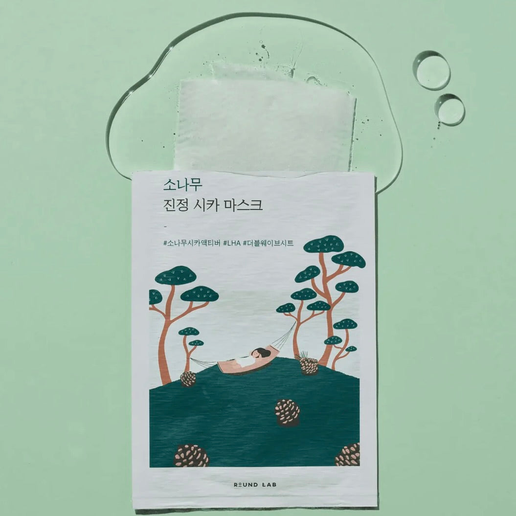 Round Lab Pine Calming Cica Sheet Mask
