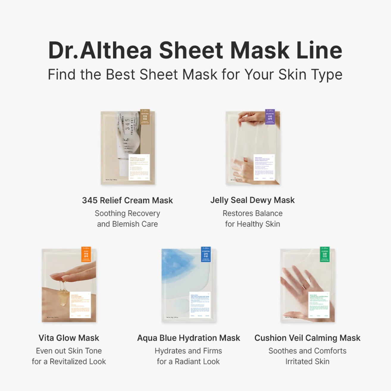 Dr.Althea Aqua Blue Hydration Mask (Pack of 4)