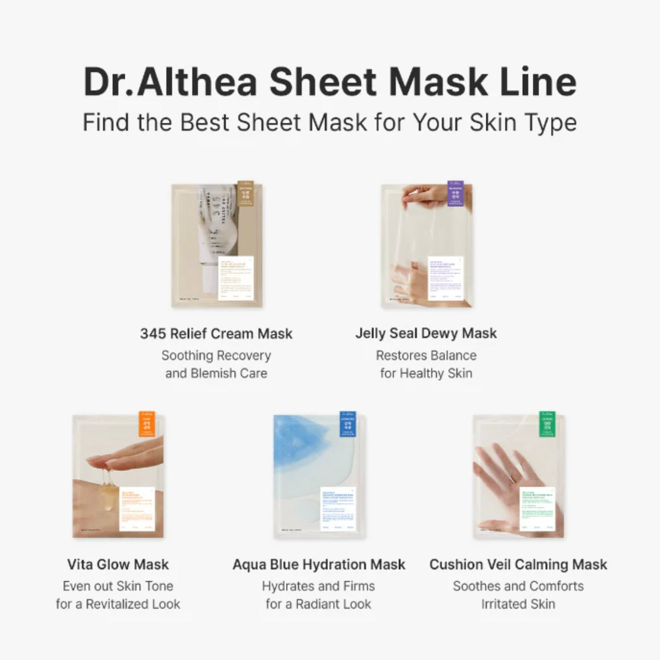 Dr.Althea Cushion Veil Calming Mask (Pack of 4)