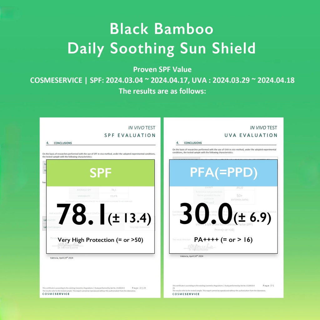 haruharu wonder Black Bamboo  DAILY SOOTHING SUN SHIELD SPF50+ PA++++