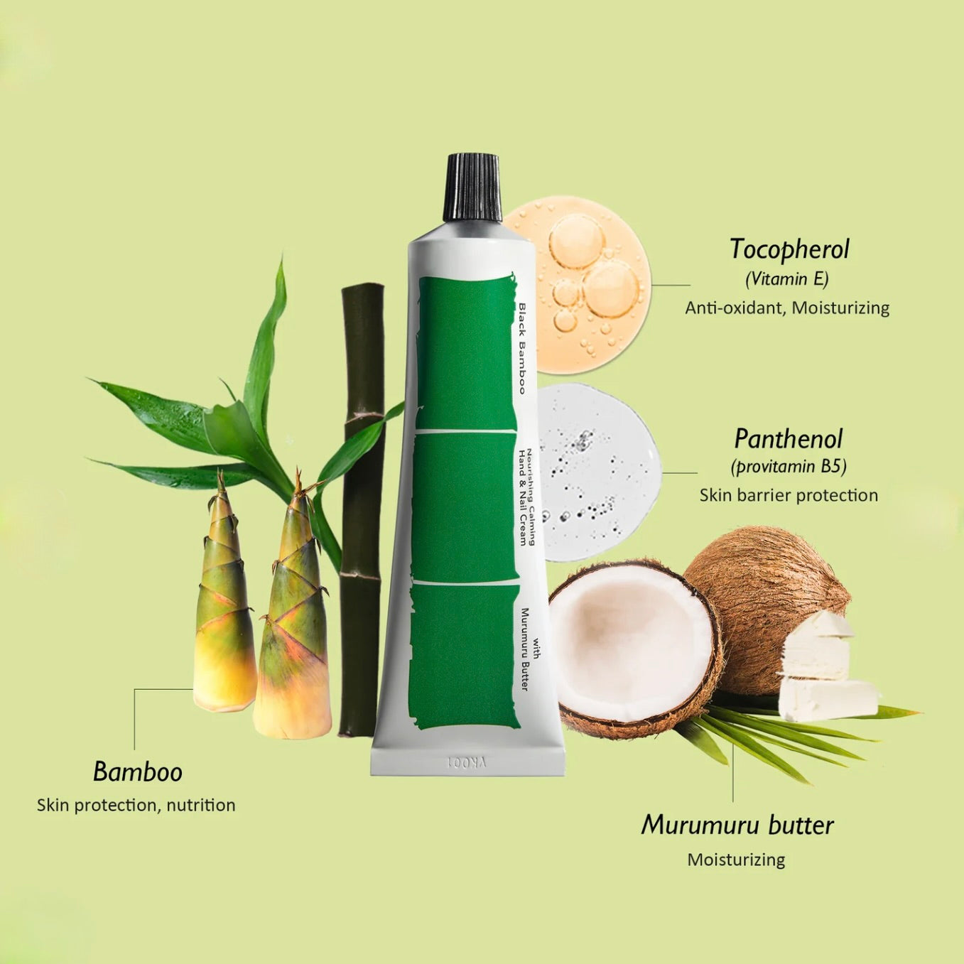 haruharu wonder Black Bamboo  NOURISHING CALMING HAND & NAIL CREAM