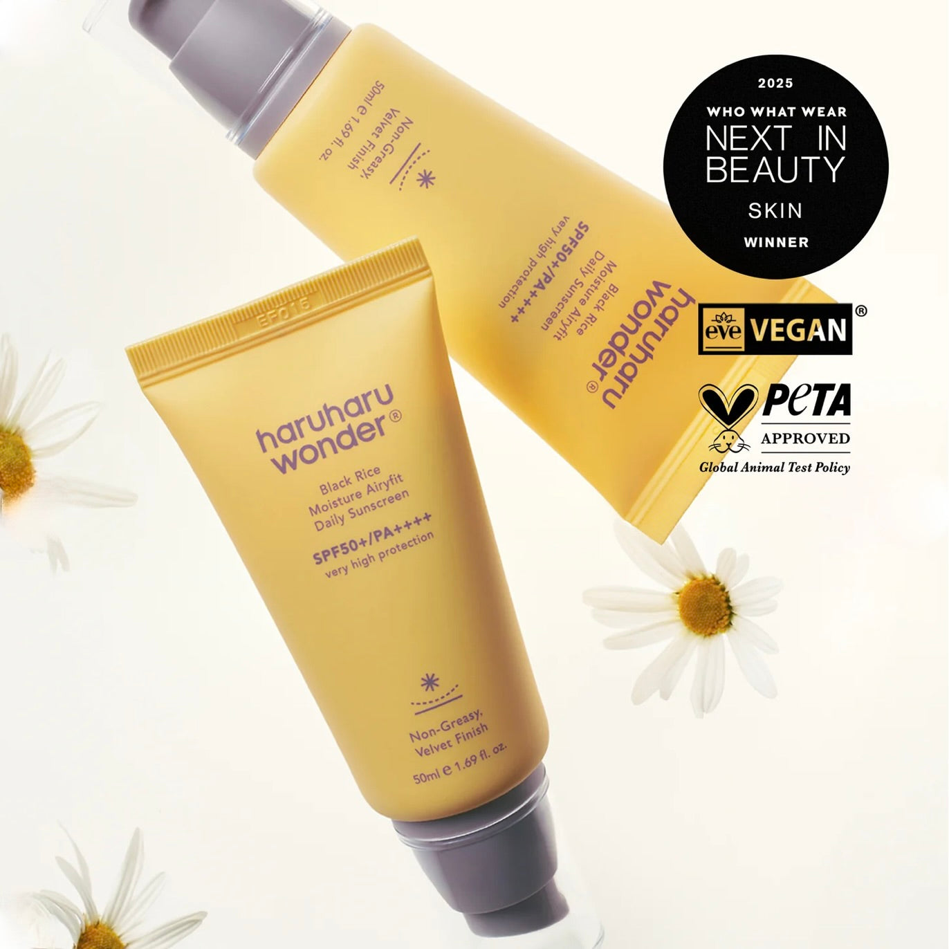haruharu wonder Black Rice  MOISTURE AIRYFIT DAILY SUNSCREEN SPF50+/PA++++ / UNSCENTED