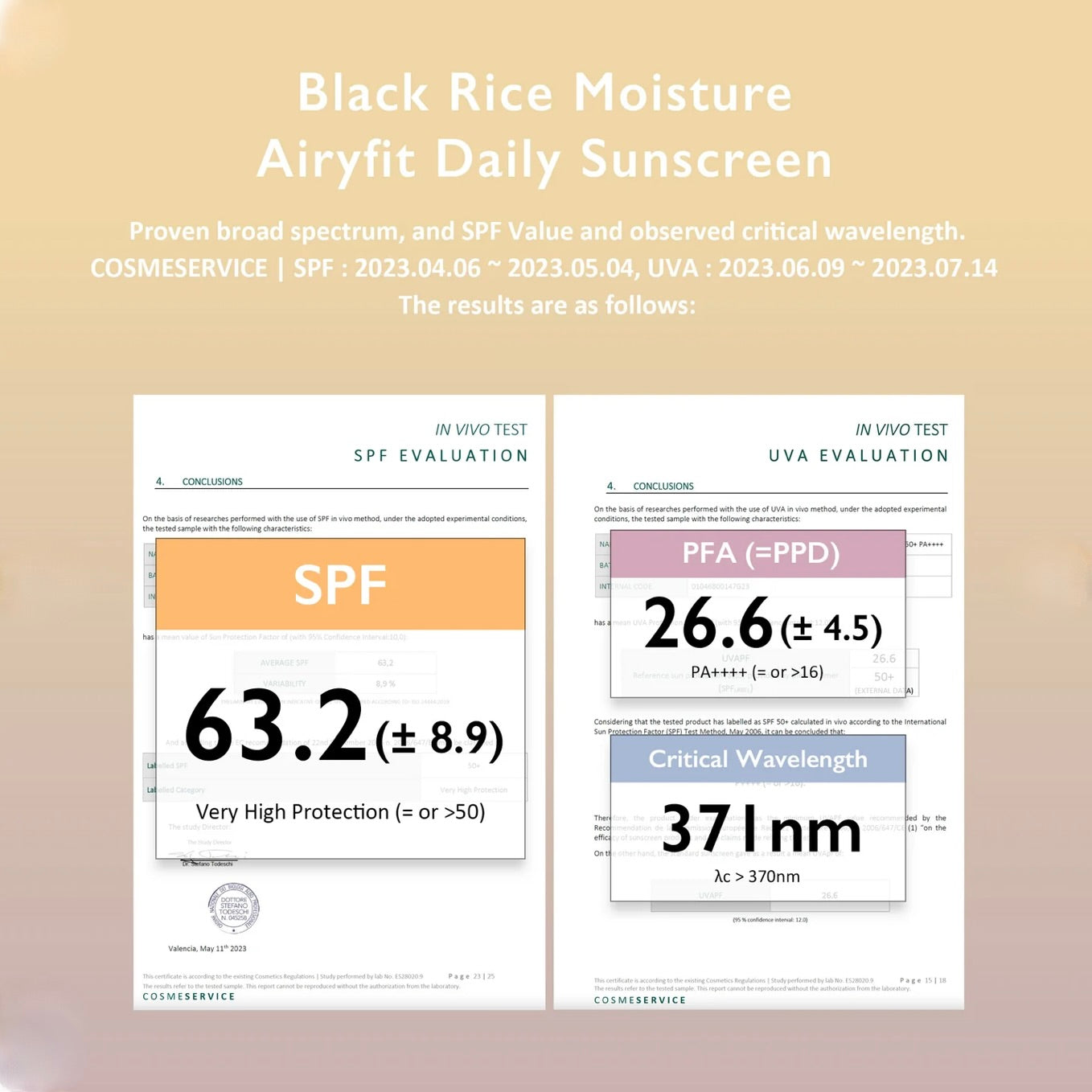 haruharu wonder Black Rice  MOISTURE AIRYFIT DAILY SUNSCREEN SPF50+/PA++++ / UNSCENTED