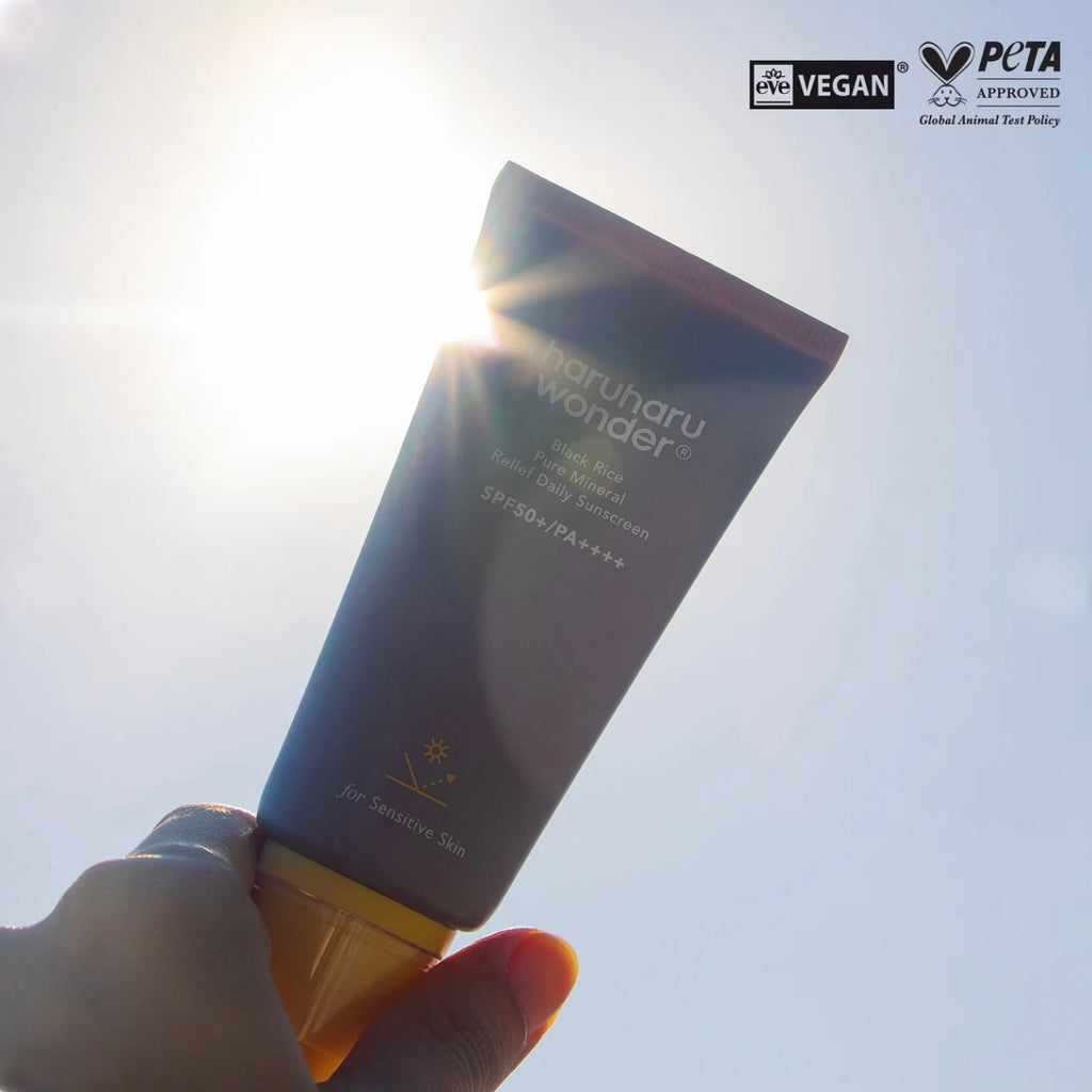 haruharu wonder Black Rice  MOISTURE PURE MINERAL RELIEF SUNSCREEN SPF50+/PA++++ /UNSCENTED