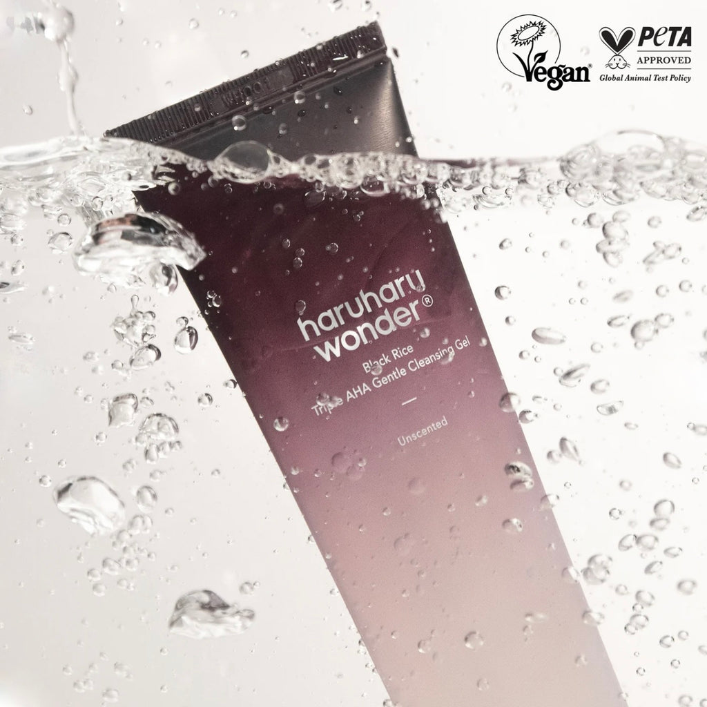 haruharu wonder Black Rice  TRIPLE AHA GENTLE CLEANSING GEL / UNSCENTED